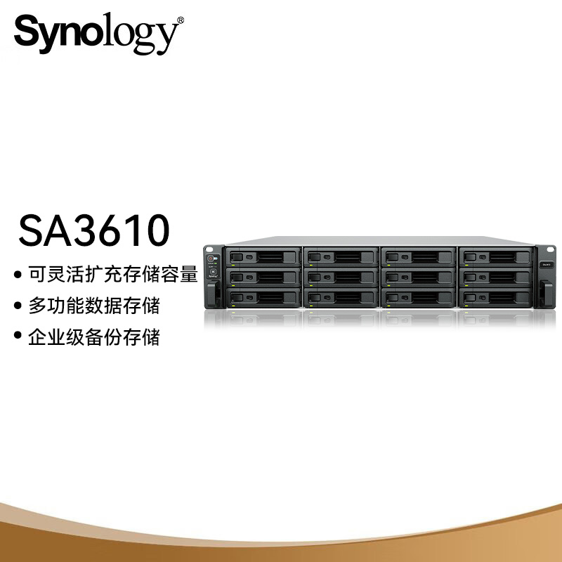 群晖SA3610 十二盘NAS 12核CPU